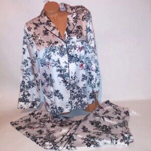 Victoria’s Secret Satiny 2-Piece Pajama Set (Long-Sleeve & Long Pants) NIP